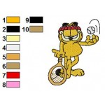 Garfield 30 Embroidery Design